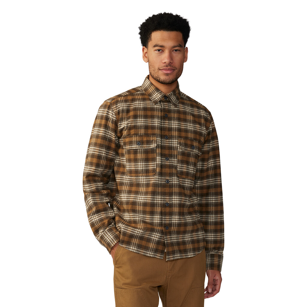 Mountain Hardwear - M Cotton Flannel™ LS Shirt - corozo nut oslo plaid 239