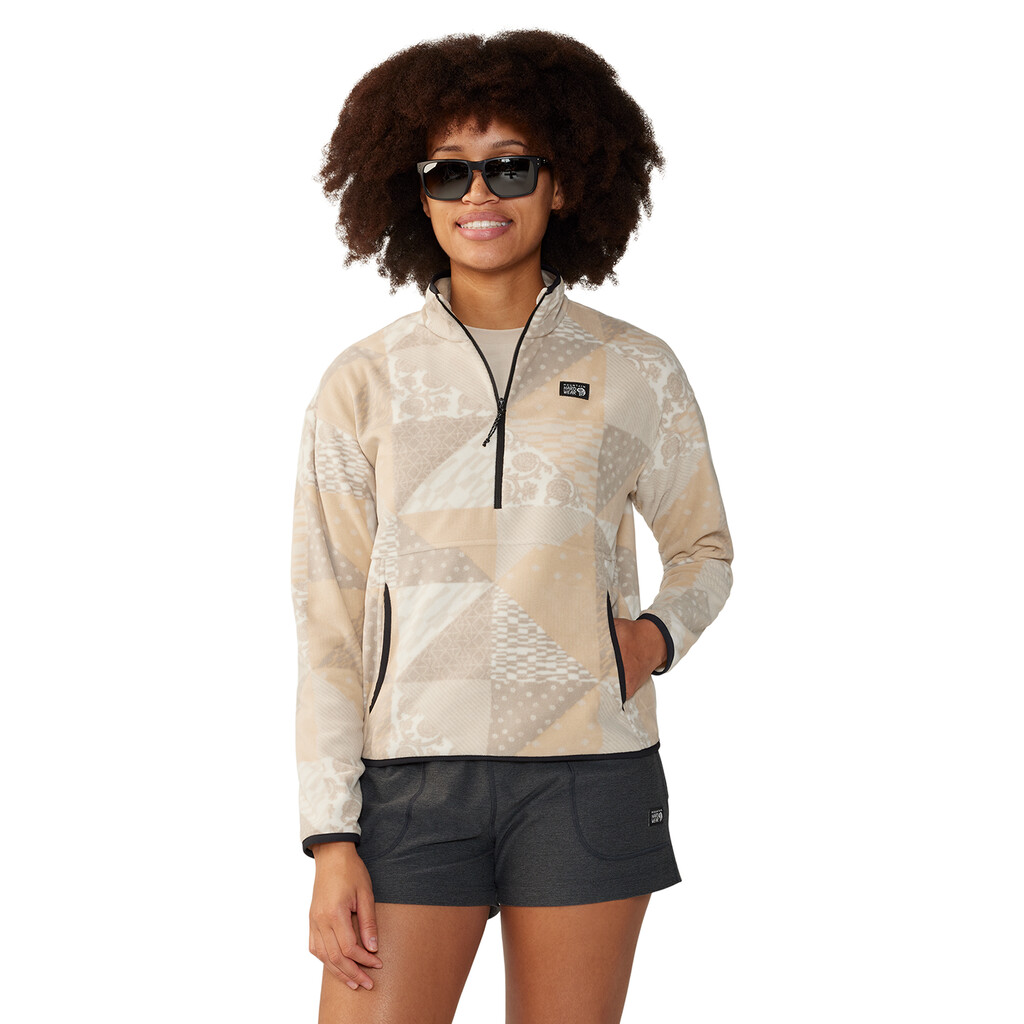 Mountain Hardwear - W Microchill™ Pullover - oyster shell quilt print 288