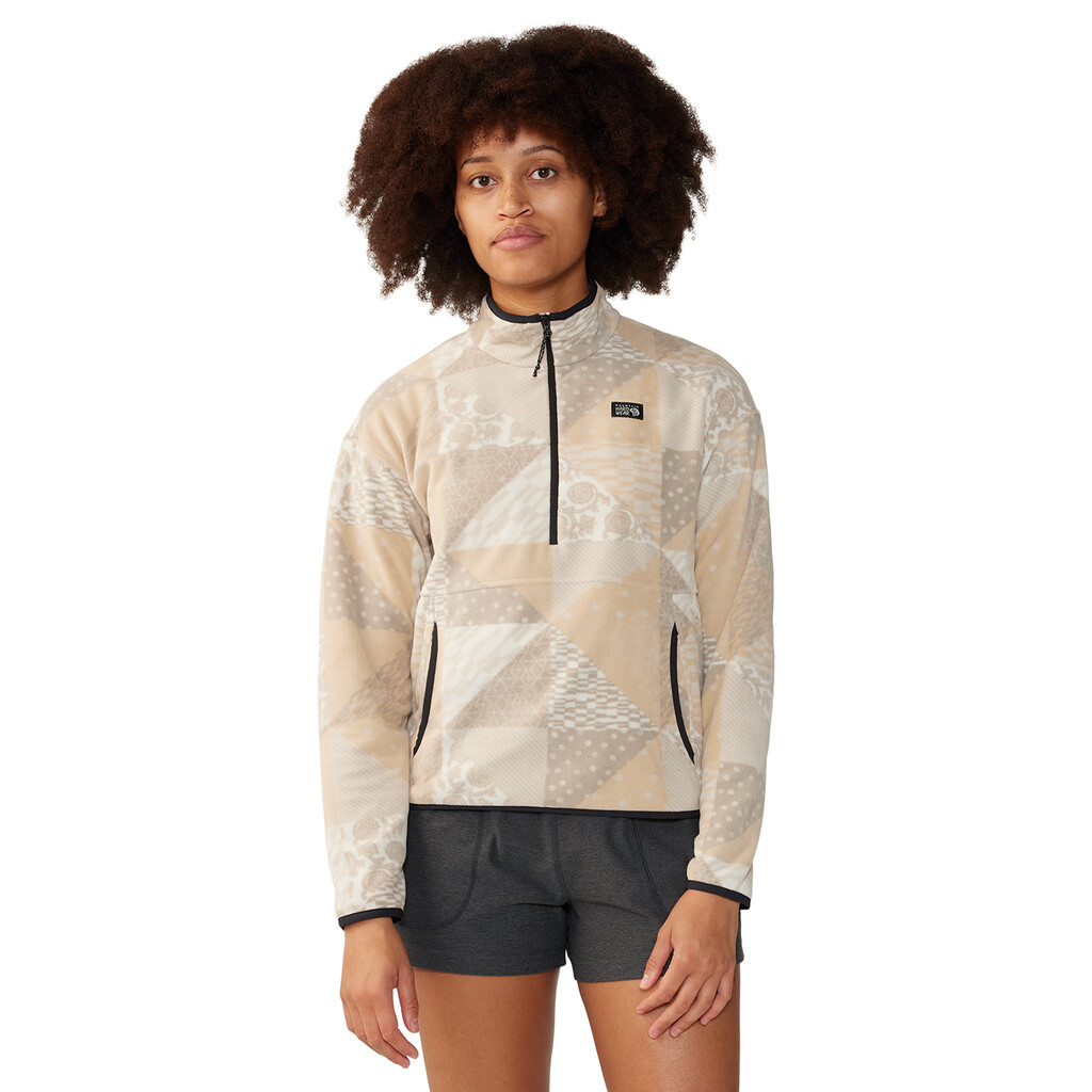 Mountain Hardwear - W Microchill™ Pullover - oyster shell quilt print 288