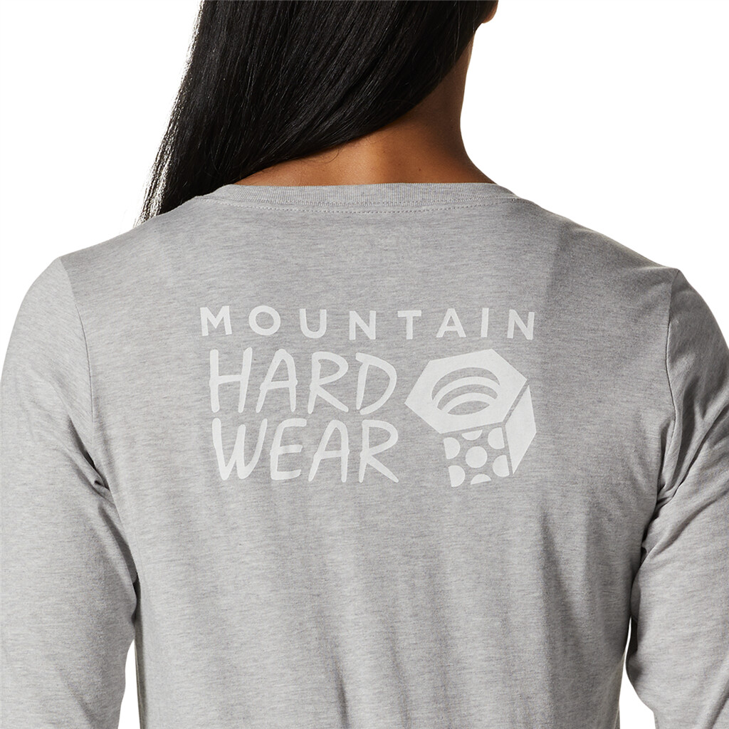 Mountain Hardwear - MHW Back Logo Long Sleeve - hardwear grey heather 057