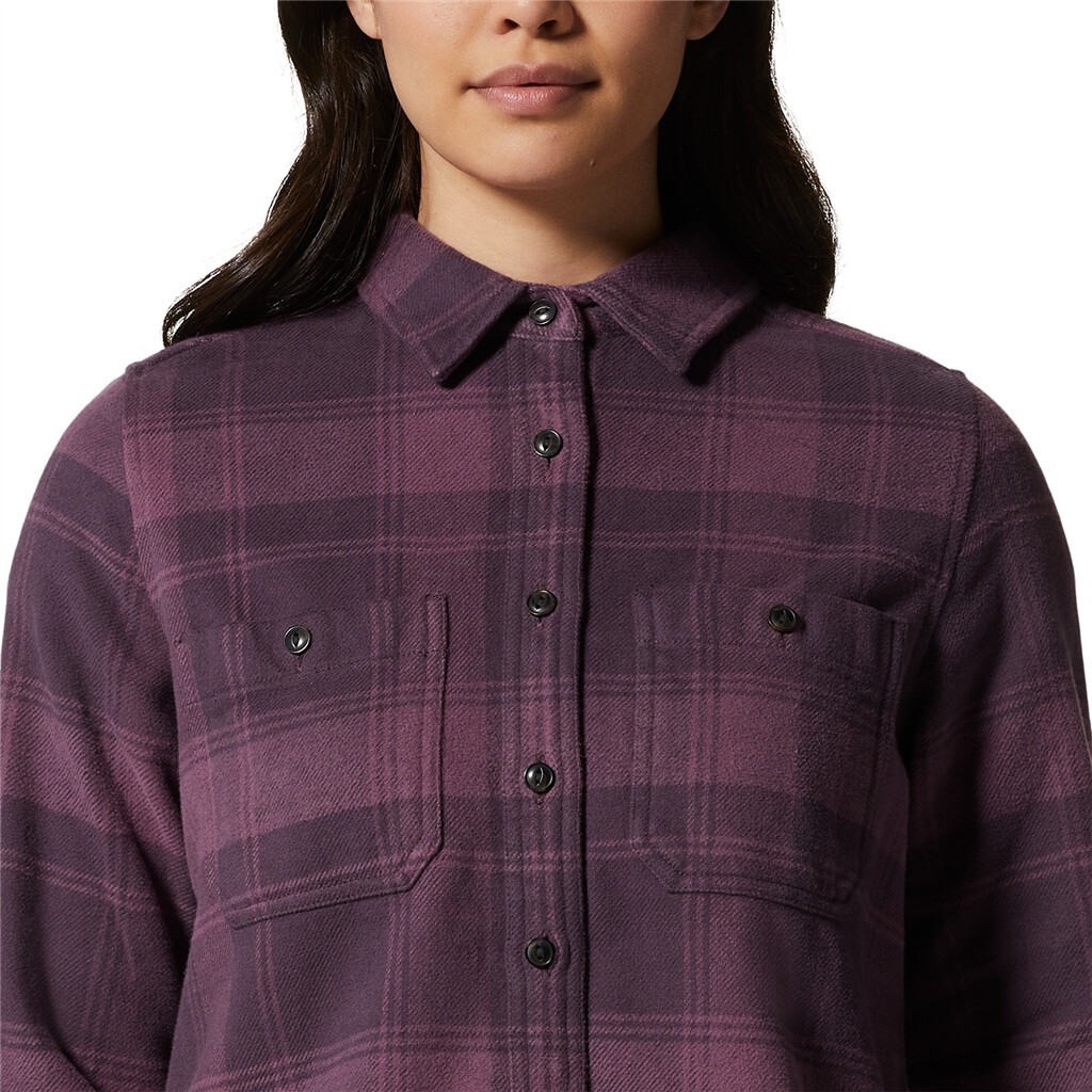 Mountain Hardwear - W Plusher Long Sleeve Shirt - dusty purple 500
