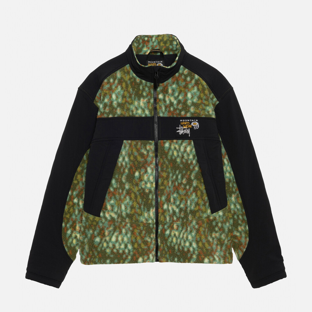 Mountain Hardwear - Stüssy & Mountain Hardwear Fleece Jacket - grove scales print 357