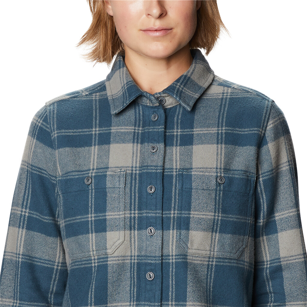 Mountain Hardwear - W Plusher Long Sleeve Shirt - icelandic 324