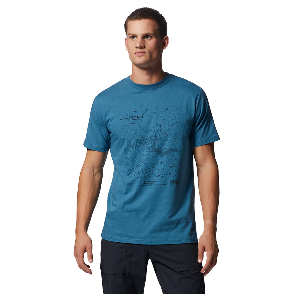 Mountain Hardwear - El Cap Topo™ Short Sleeve Tee - caspian 442