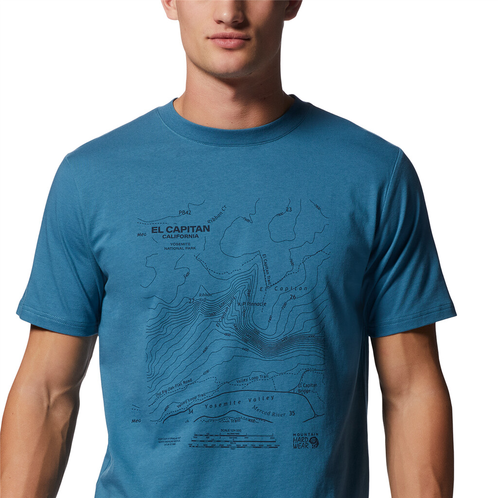 Mountain Hardwear - El Cap Topo™ Short Sleeve Tee - caspian 442