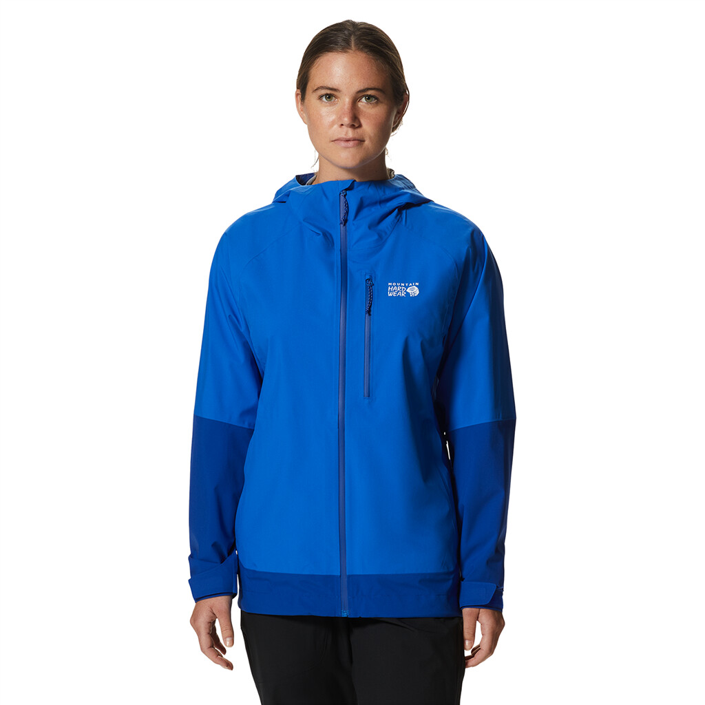 Mountain Hardwear - W Stretch Ozonic Jacket - bright island blue, radiant 409