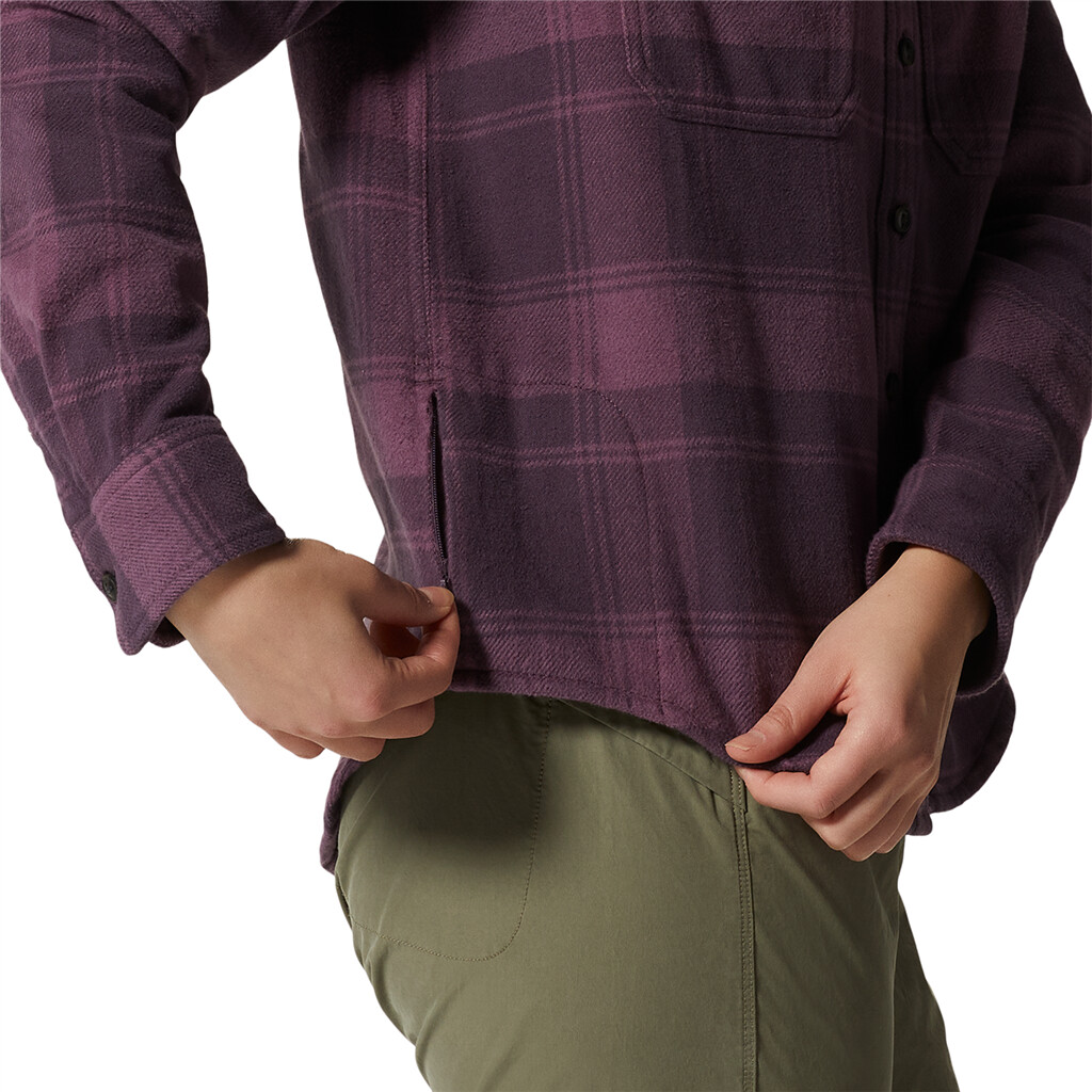 Mountain Hardwear - W Plusher Long Sleeve Shirt - dusty purple 500