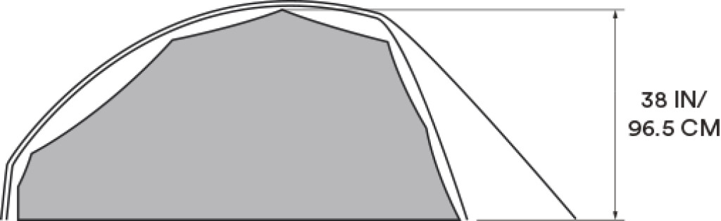 Mountain Hardwear - Nimbus UL 1 Tent - undyed 107